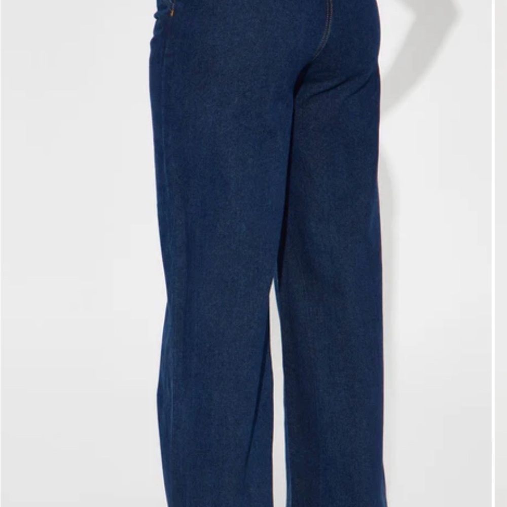 🔥3 pcs~Dark Blue Denim Corset, Jacket & Pants Set. 🔥New! - Picture 5 of 6